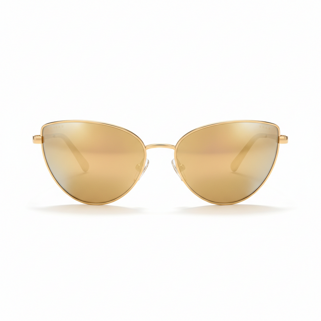 Lunettes Cat-Eye Dorées