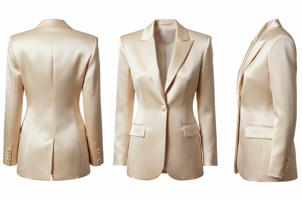 Blazer Satin Crème