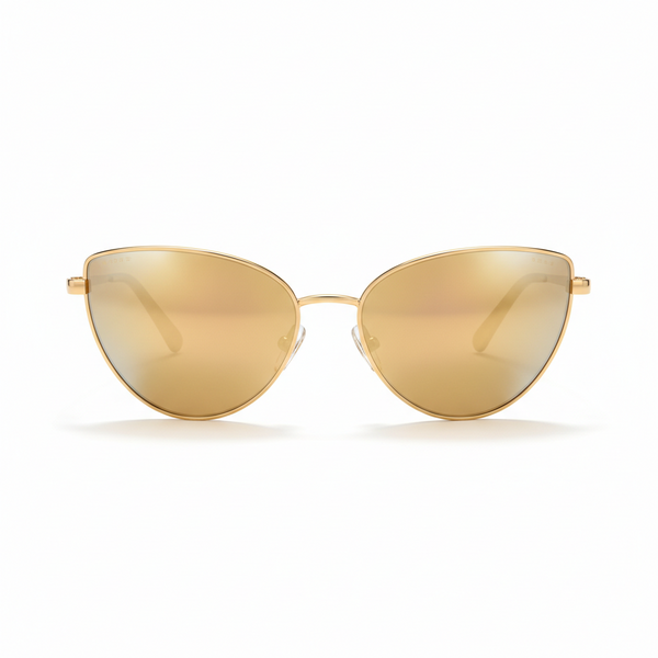 Lunettes Cat-Eye Dorées