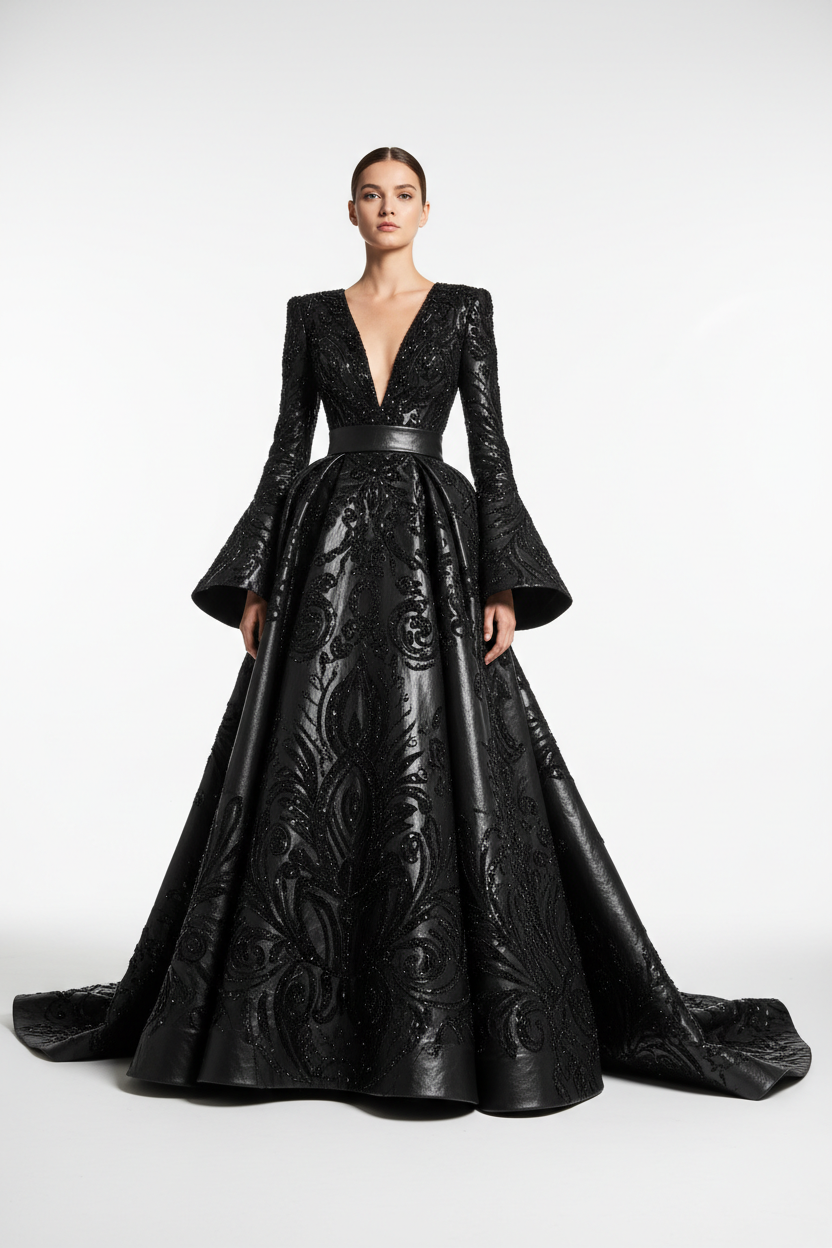 Robe Couture Noire