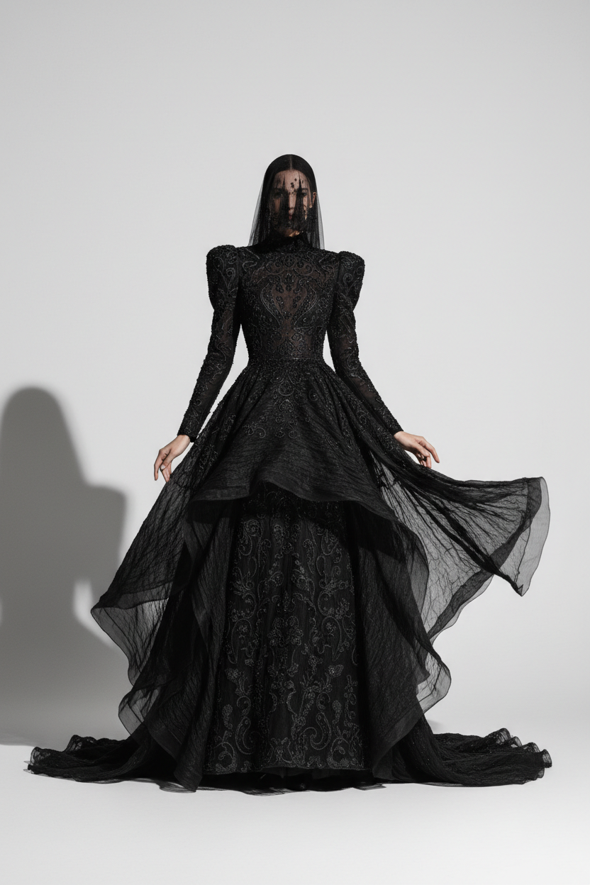 Robe Couture Noire
